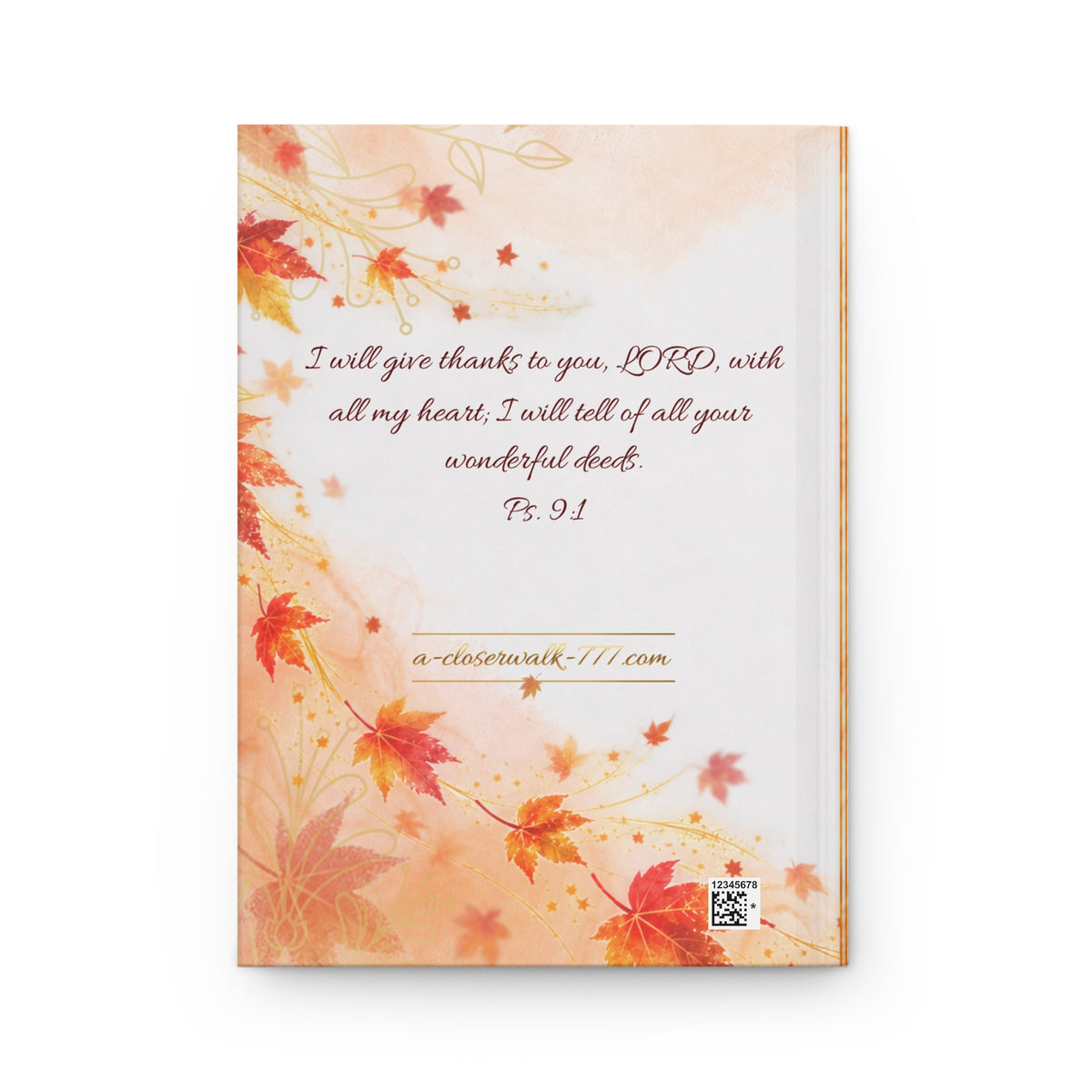 Gathered Grace Christian Journal | Psalm 9:1 Prayer, Reflection & Faithfulness Journal