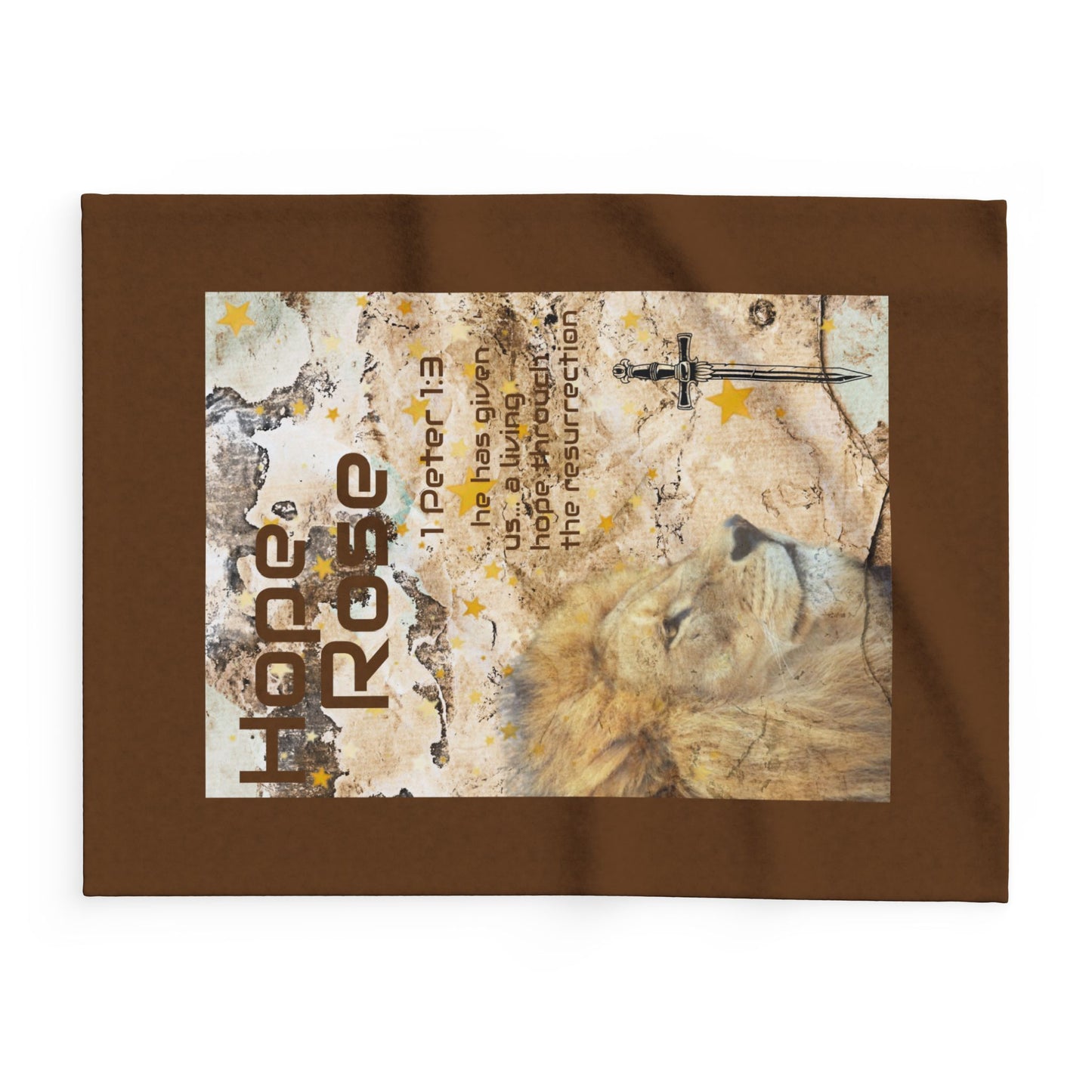 Wrap yourself in Hope | Inspirational Faith Throw Blanket