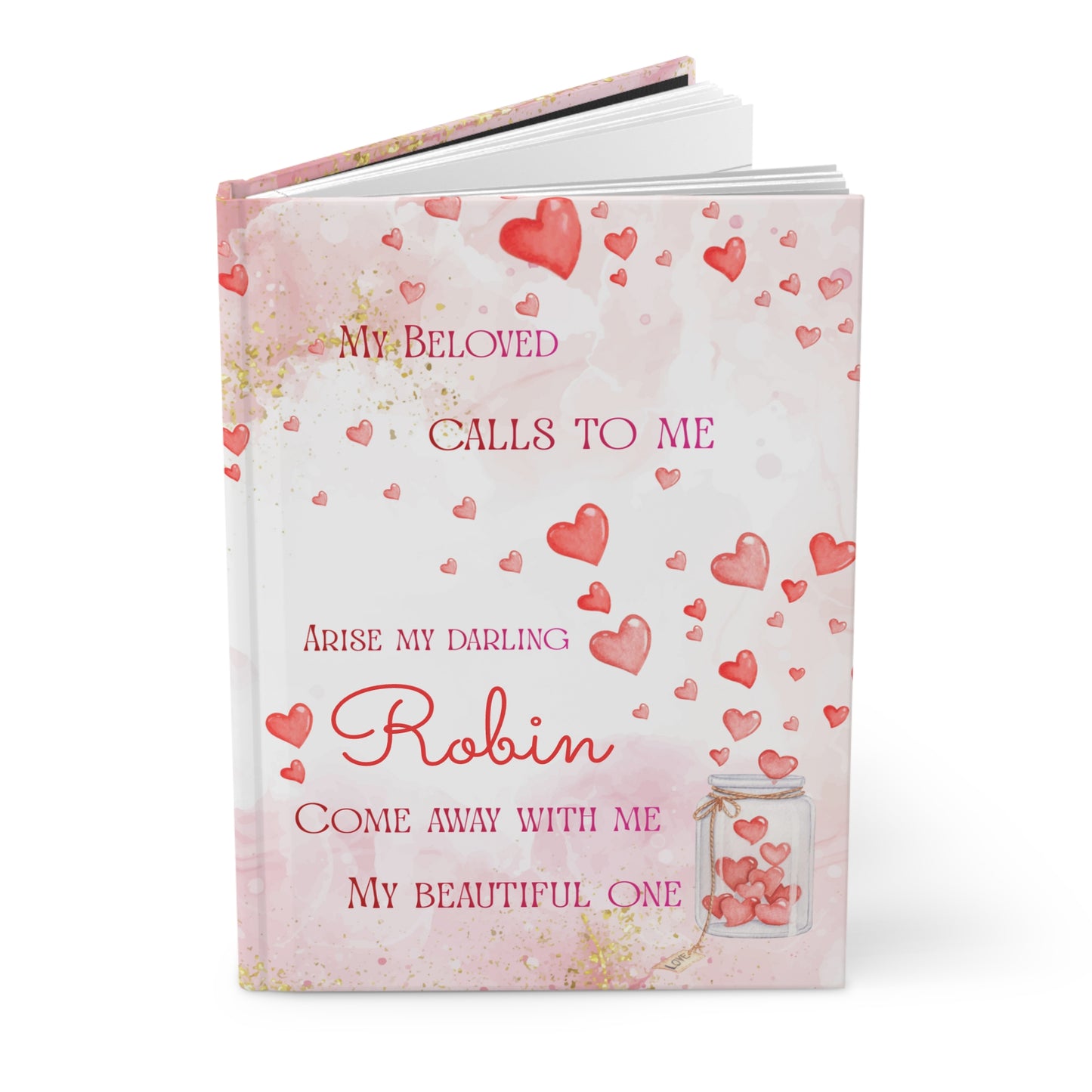 Come Away With Me Prayer Journal | Personalized Christian Journal | Song of Solomon Inspired