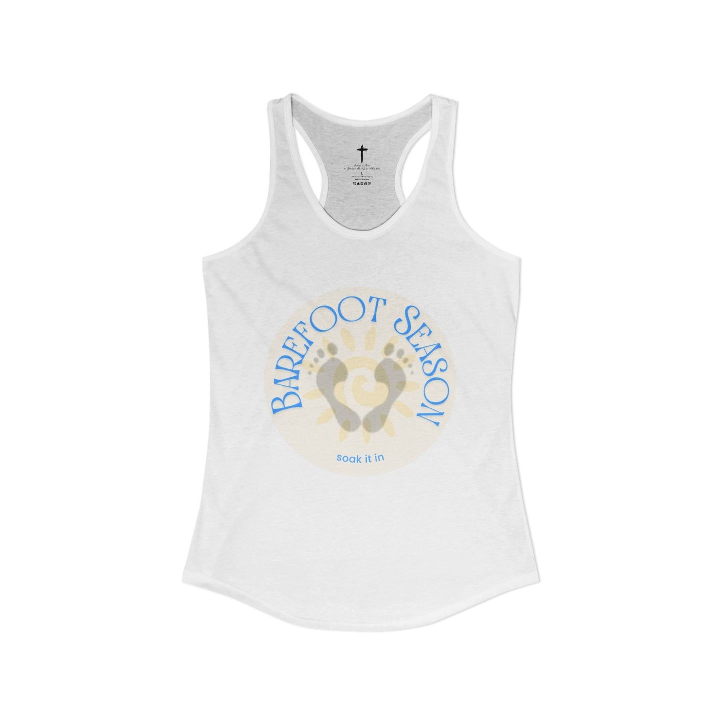 Barefoot Season Racerback Tank – Soak It In | Lightweight Summer Top