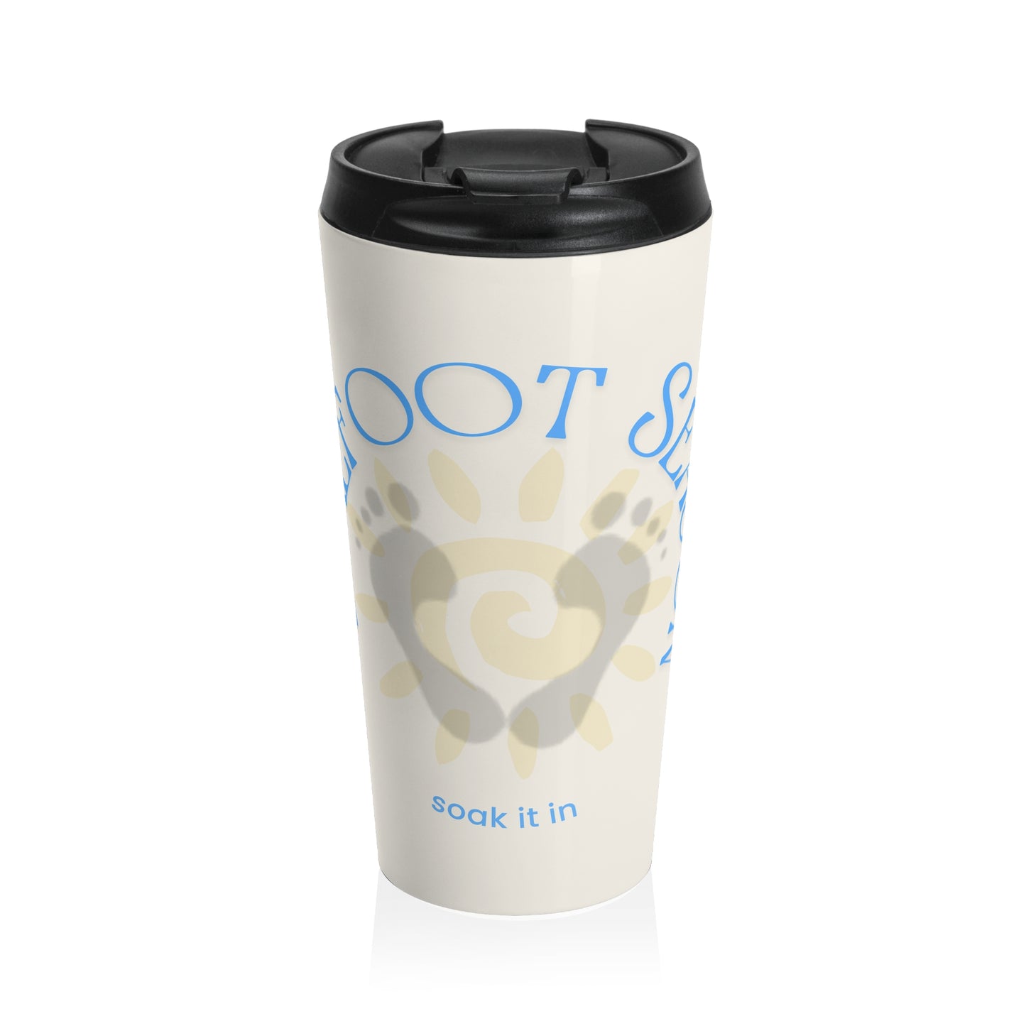 Barefoot Season Travel Mug – Soak It In | Hot & Cold Drink Tumbler