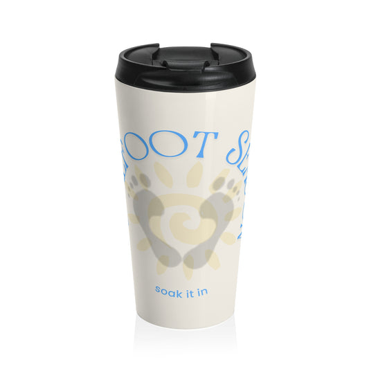 Barefoot Season Travel Mug – Soak It In | Hot & Cold Drink Tumbler