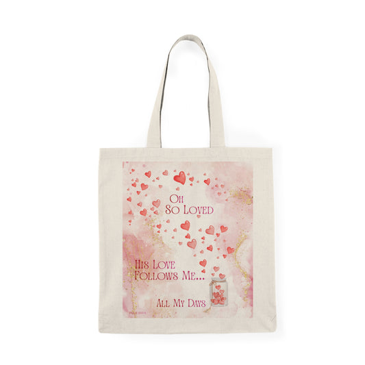 Carry Love with You Canvas Tote Bag |Christian Gift