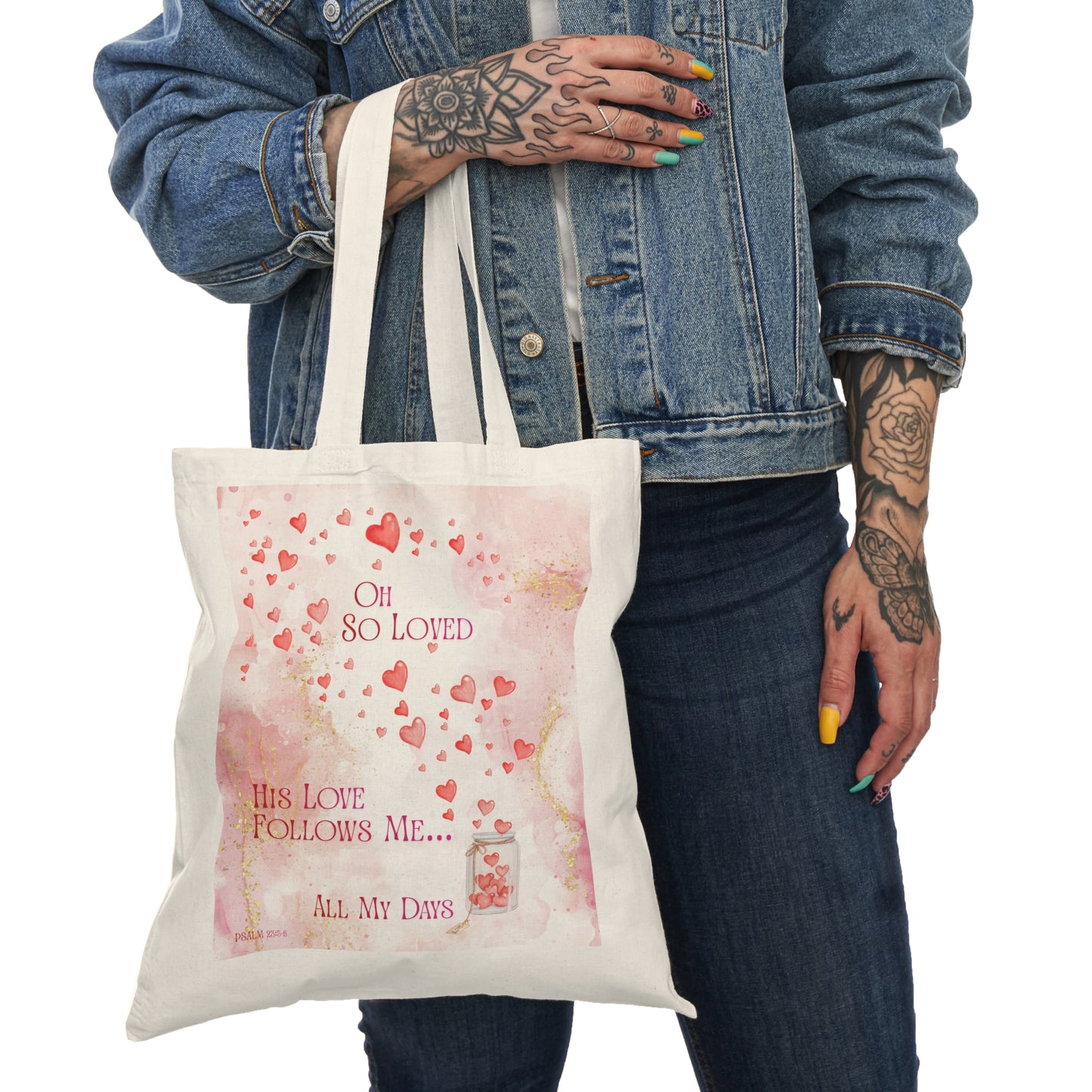 Carry Love with You Canvas Tote Bag |Christian Gift