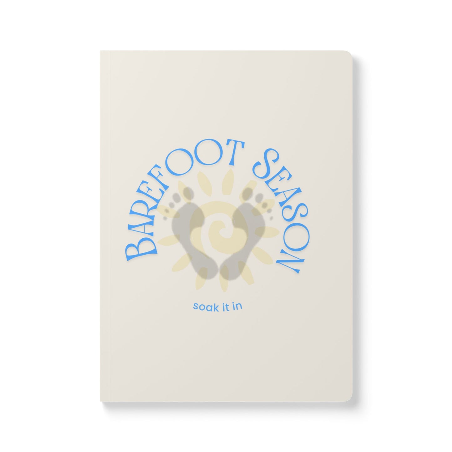 Barefoot Season Journal – Soak It In | Guided Summer Reset Notebook