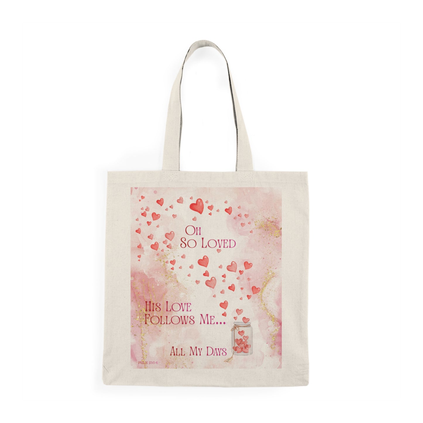 Carry Love with You Canvas Tote Bag |Christian Gift