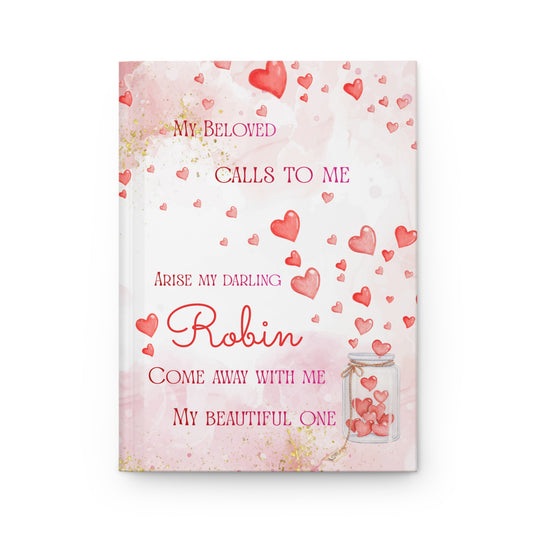Come Away With Me Prayer Journal | Personalized Christian Journal | Song of Solomon Inspired