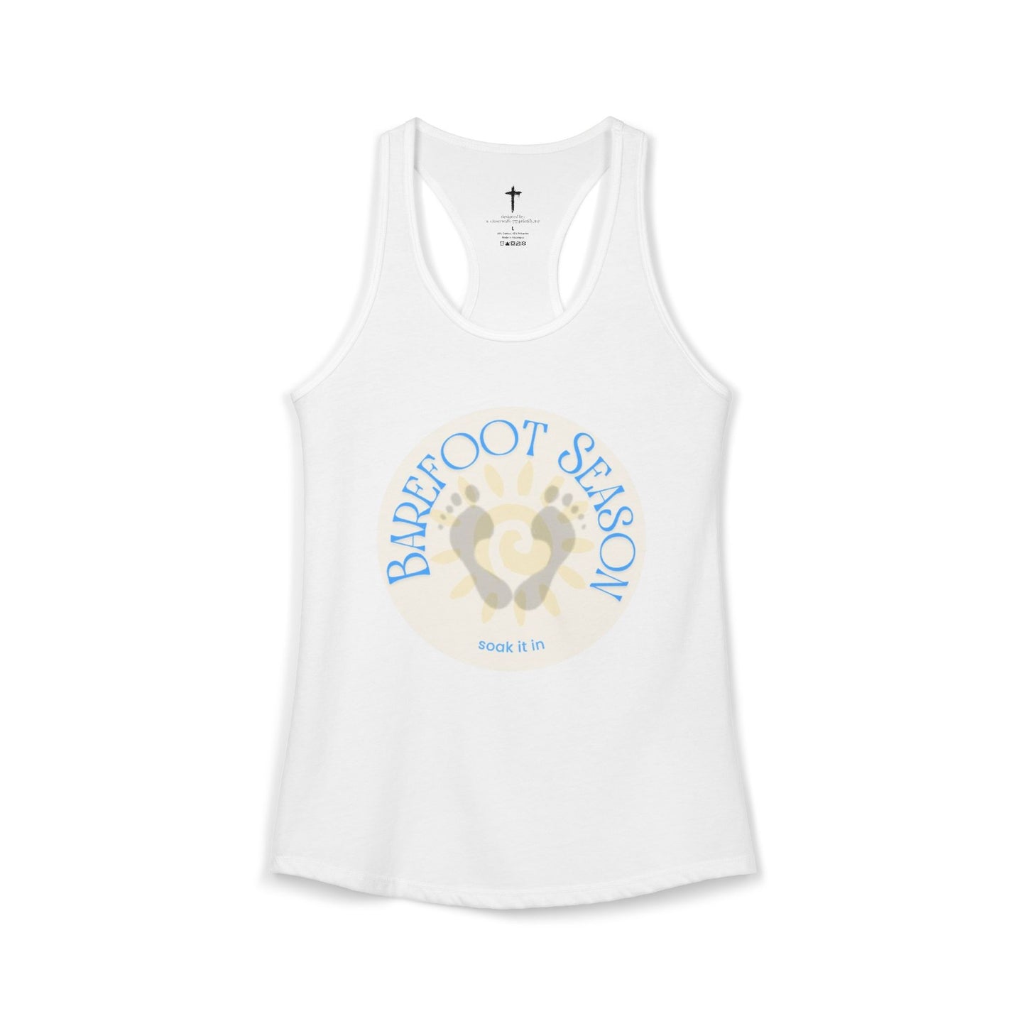 Barefoot Season Racerback Tank – Soak It In | Lightweight Summer Top