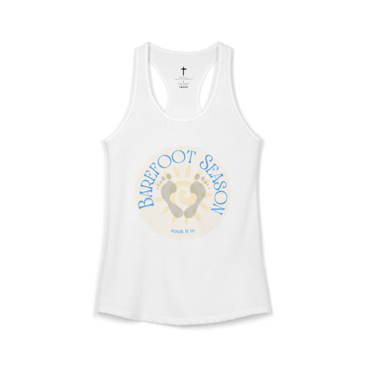 Barefoot Season Racerback Tank – Soak It In | Lightweight Summer Top