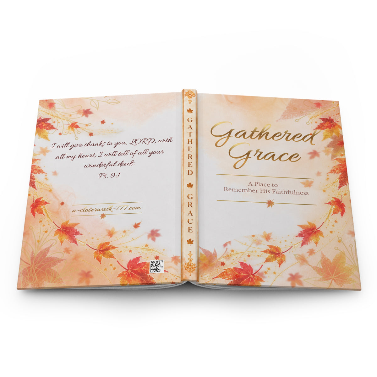 Gathered Grace Christian Journal | Psalm 9:1 Prayer, Reflection & Faithfulness Journal