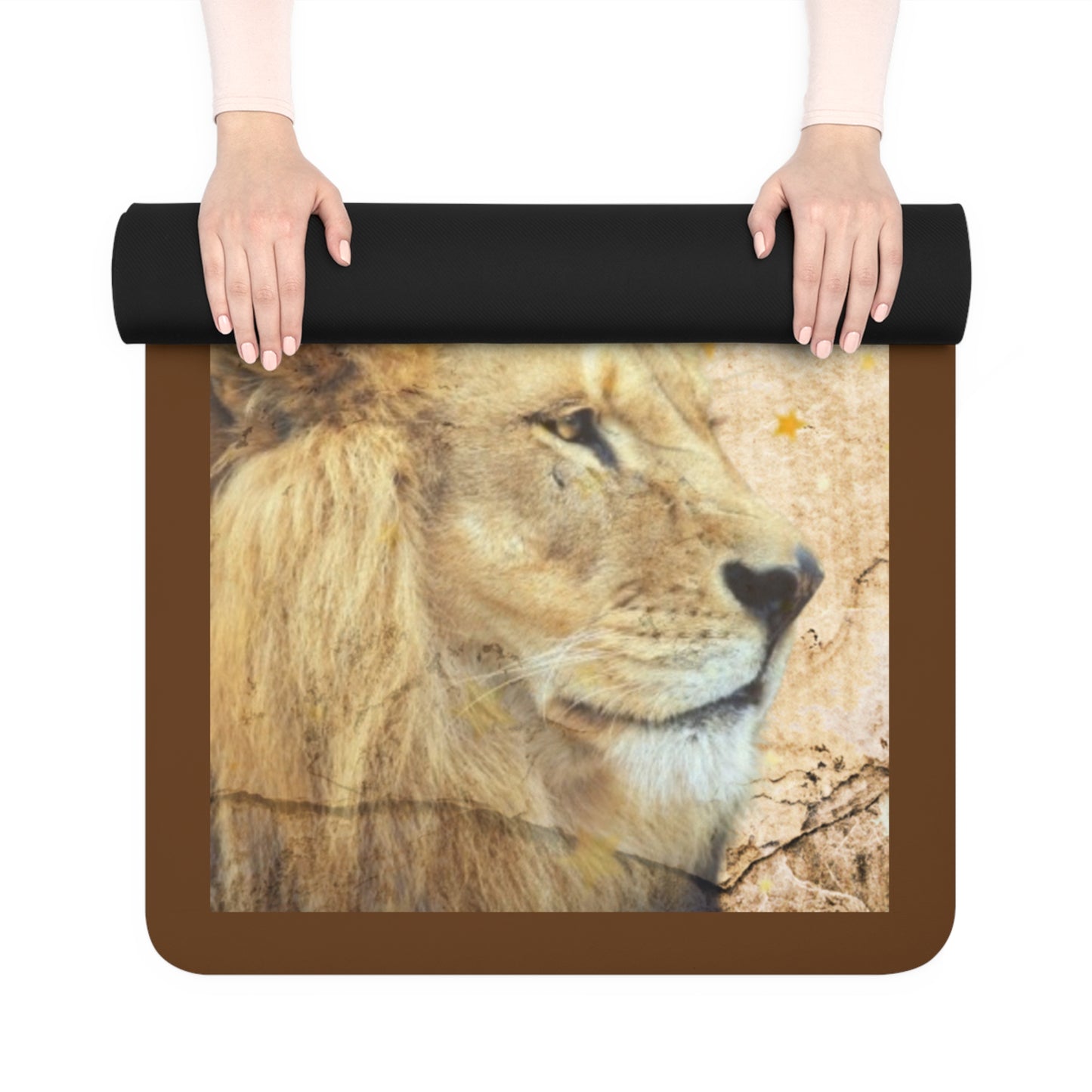 Unstoppable Christian Exercise Mat | Lion Faith Fitness Mat | Personalized Motivation Workout Mat