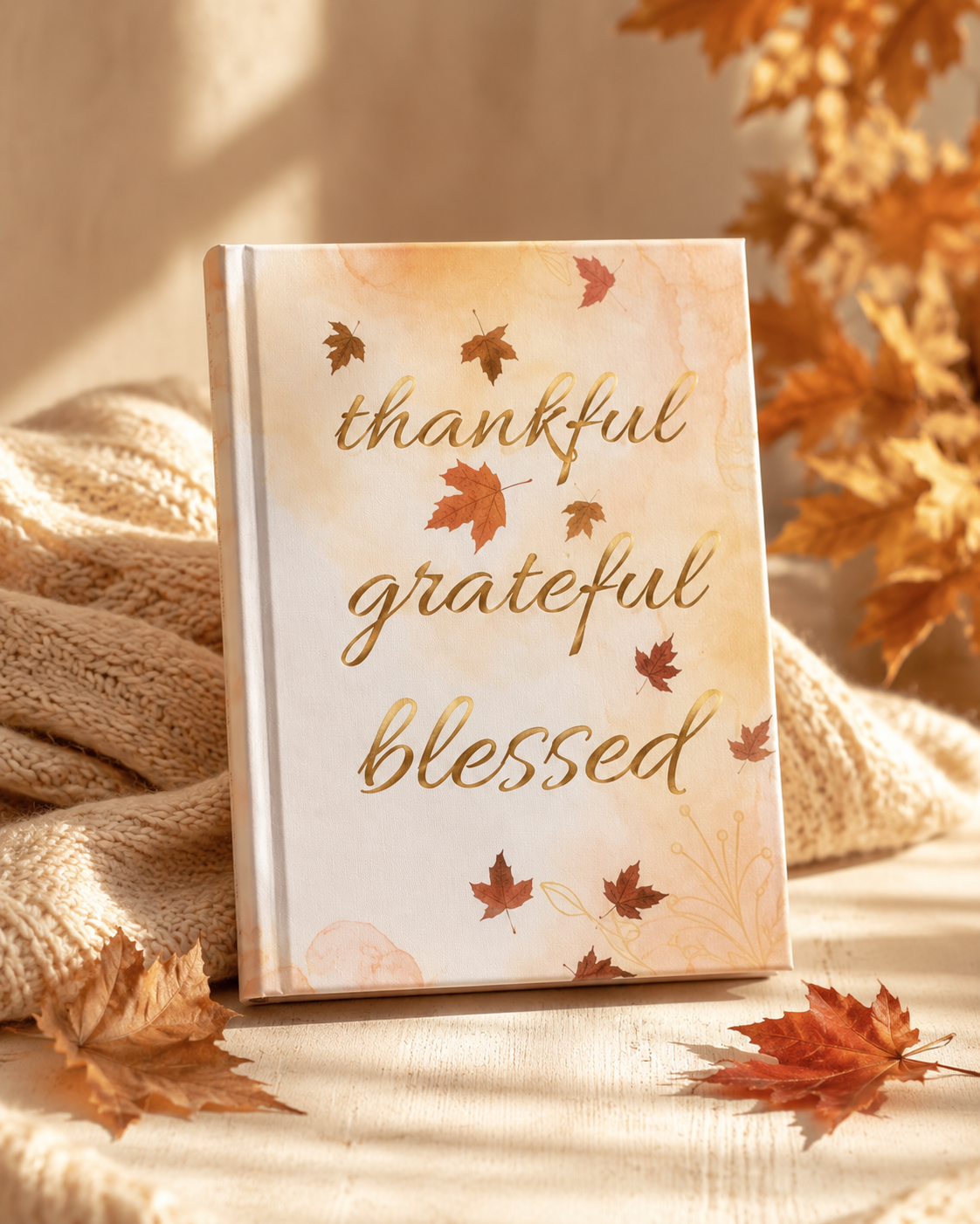 Thankful, Grateful, Blessed Christian Journal | Psalm 9:1 Prayer & Gratitude Journal